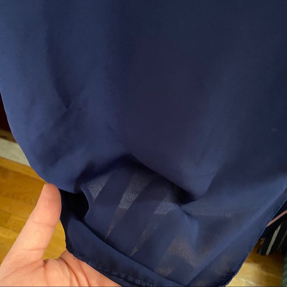 Blue sheer tank top - Picture 4 of 4